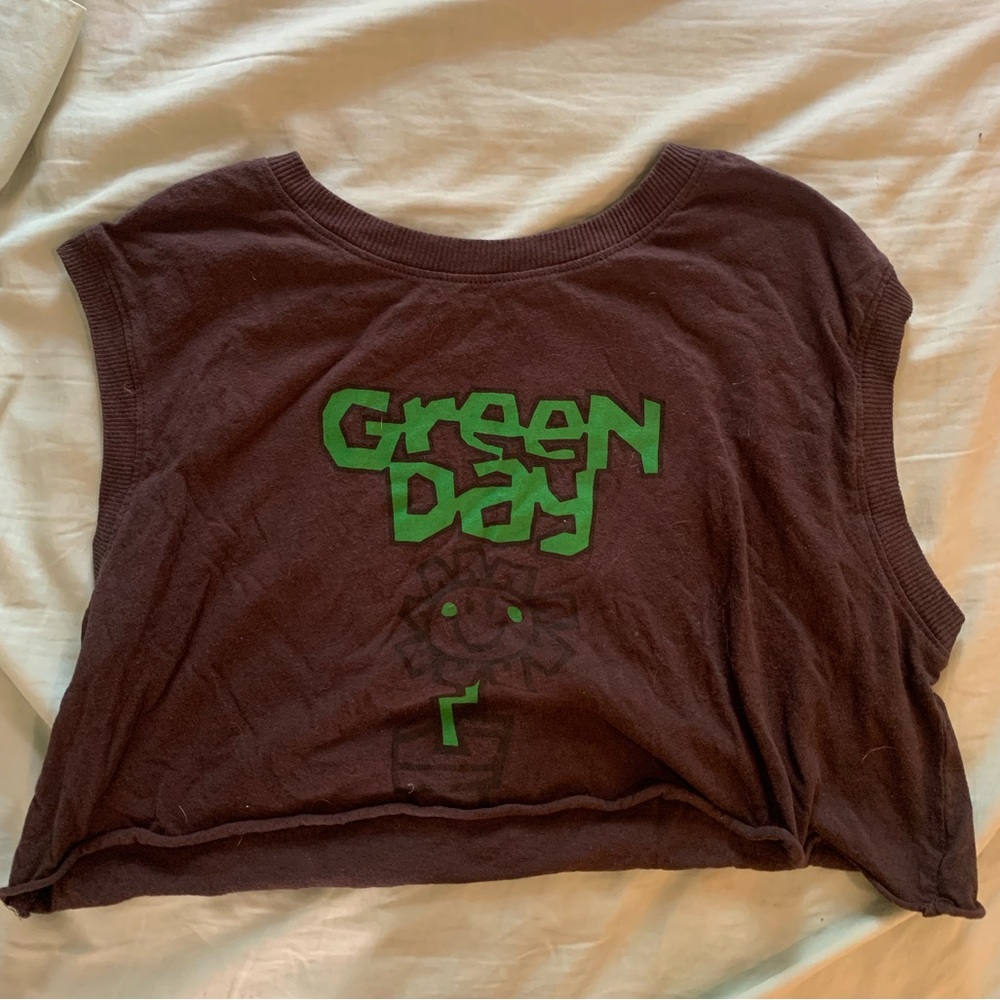 💘 Green Day Loose Crop Top 💘